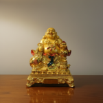 Gold Laughing Buddha Statue – Wealth, Prosperity & Good Luck Decor (16 inch)