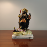Maa Kali Murti – Hand-Painted Hindu Goddess Statue 10 inch